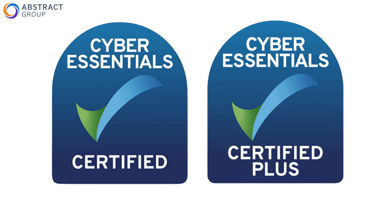 A cyber essentials and cyber essentials plus badge.