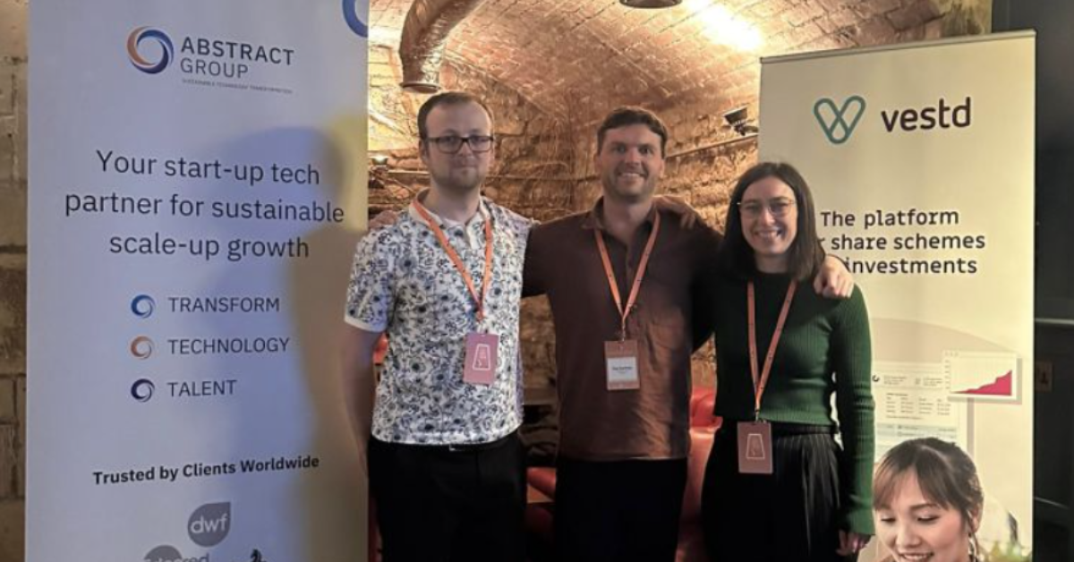 Emily Wells and Liam Sanders at Britain's Got Start-Ups Bath Event 